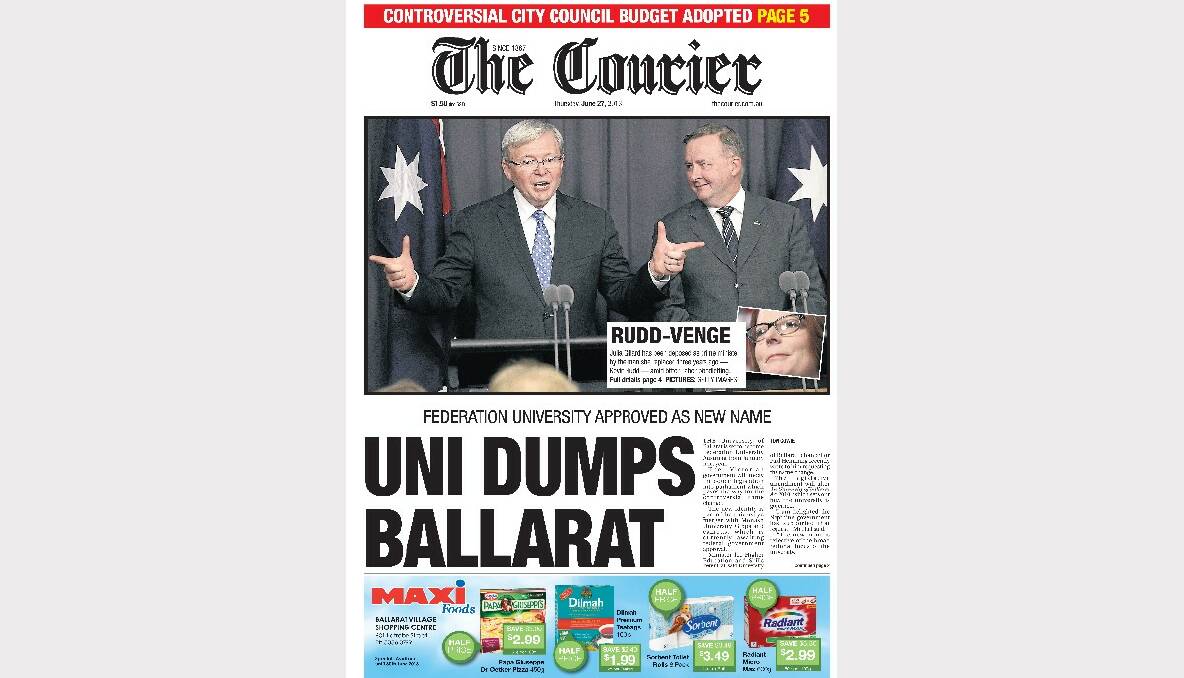 The Courier, Ballarat.
