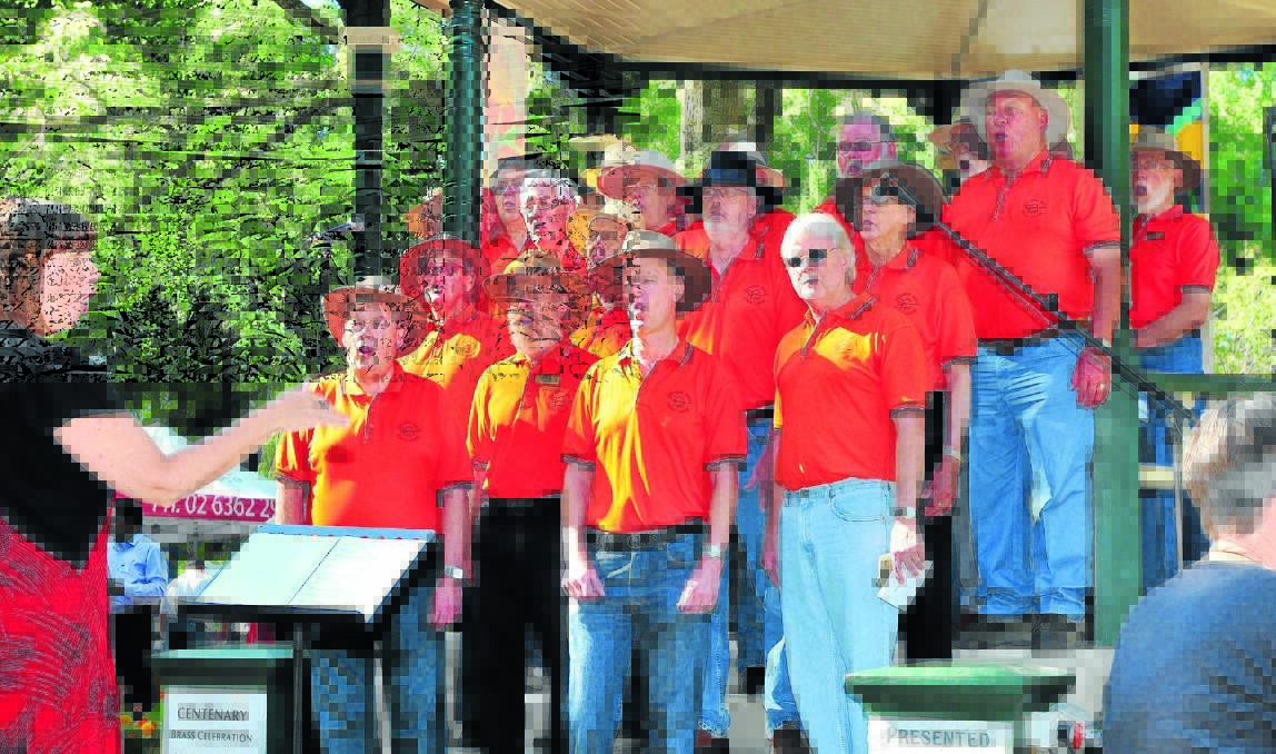 IN TUNE: There will be plenty of entertainment on Australia Day at Cook Park, including the Orange Male Voice Choir. Photo: LUKE SCHUYLER 0126lsozsocials13