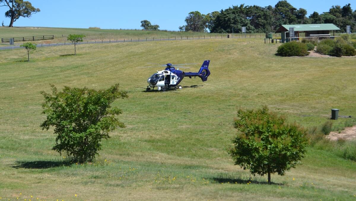 MISSING: Search teams are on site at Carcaor Dam this morning after a 54-year-old was reported missing yesterday evening. Photo: Ryan Young: Blayney Chronicle (Flick across to see more photos or click the photo tab on the CWD iPhone app)