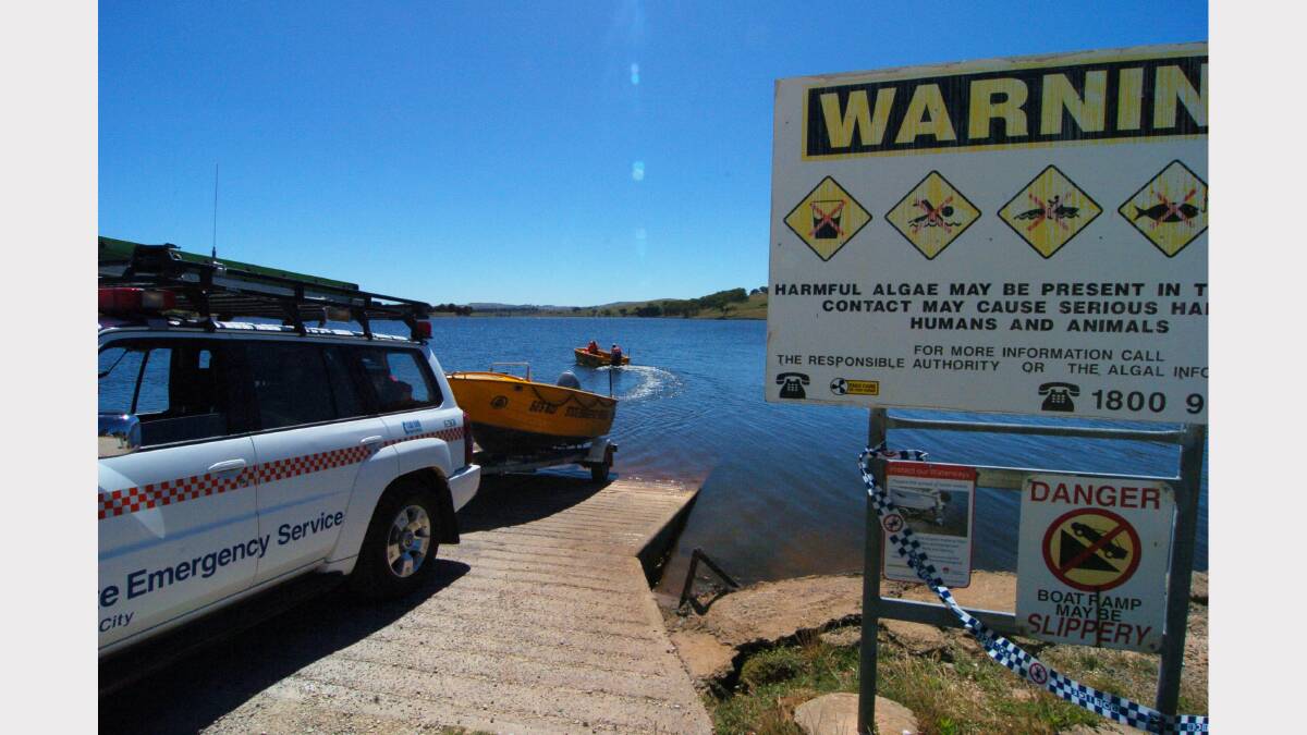MISSING: Search teams are on site at Carcaor Dam this morning after a 54-year-old was reported missing yesterday evening. Photo: Zenio Lapka (Flick across to see more photos or click the photo tab on the CWD iPhone app)