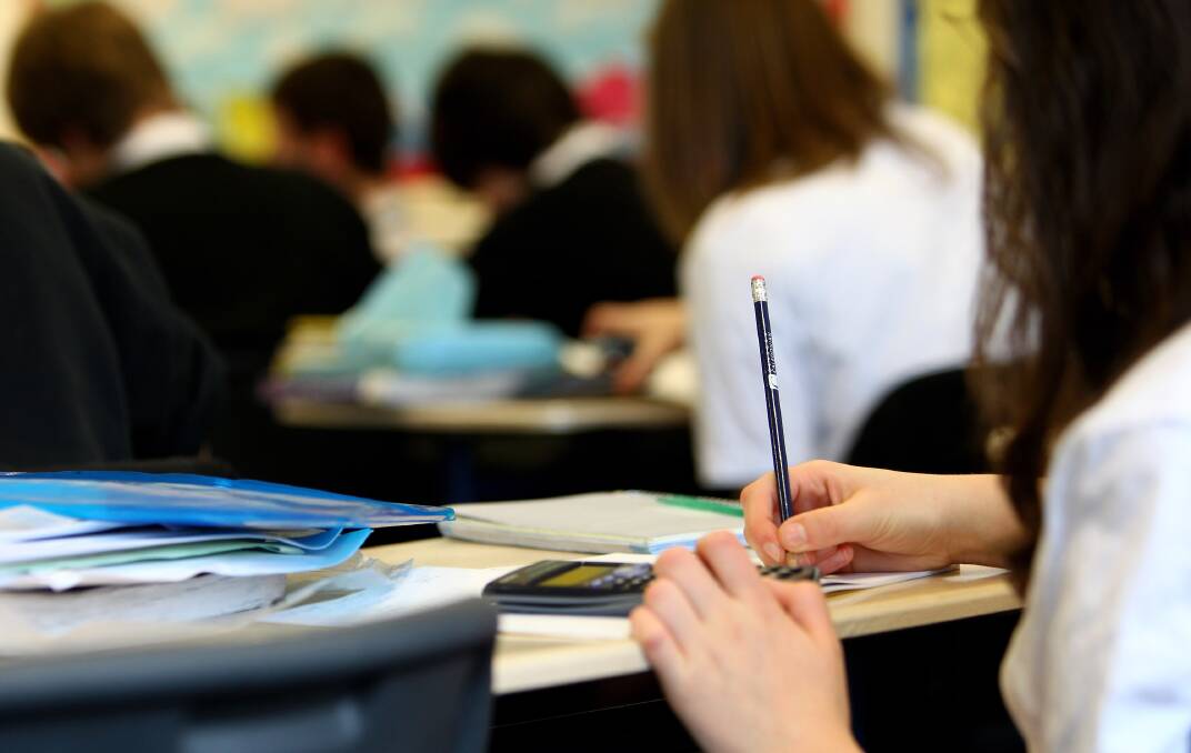 James Sheahan Catholic High School are expecting record numbers of HSC students in the coming years. Photo: Getty Images. 