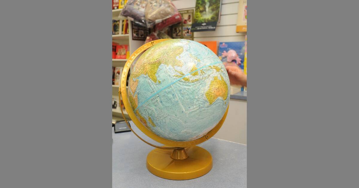Collins Booksellers World globe