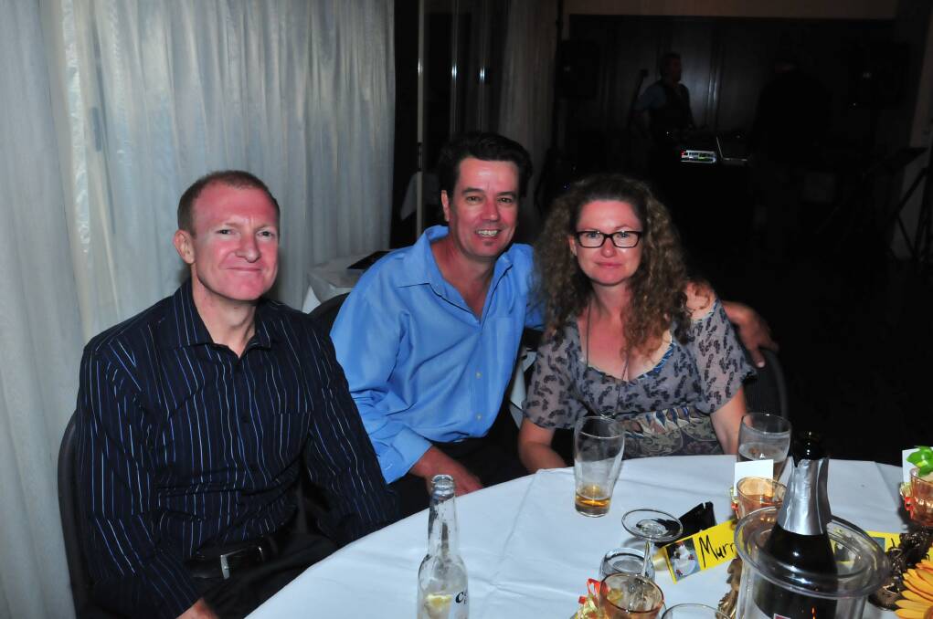 Greg Burns, Murray and Lisa Gilmour Photo Jude Keogh