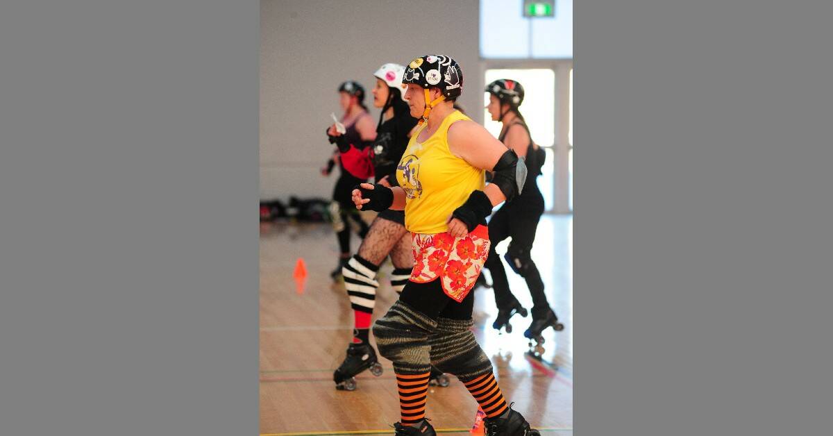 Orange Roller Derby League Training - Tinkers Toss Photo Jude Keogh