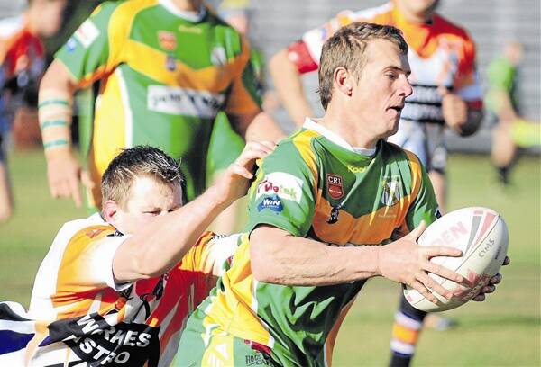 LEADING FROM THE FRONT: Ben Gosper has been made skipper of Orange CYMS for the 2012 Group 10 premier league season, and it’s a job the 25-year-old has relished. Photo: JUDE KEOGH 0701cyms5