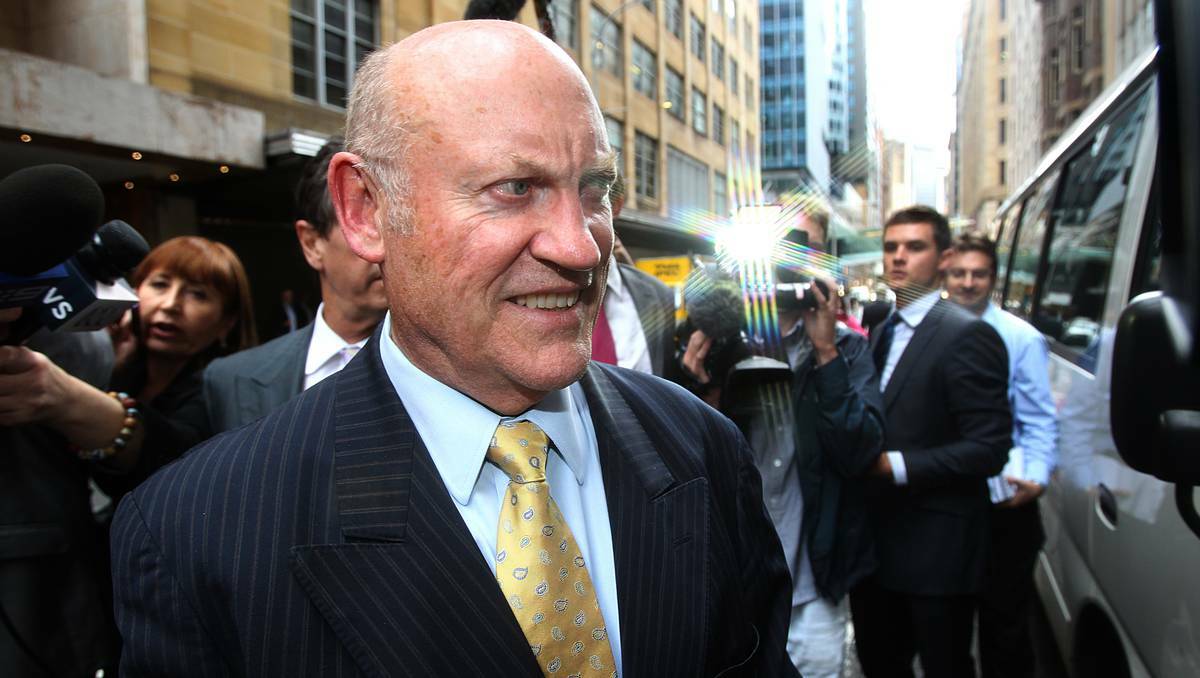 Ian Macdonald arrives at the ICAC inquiry on February 12. Photo: ROB HOMER