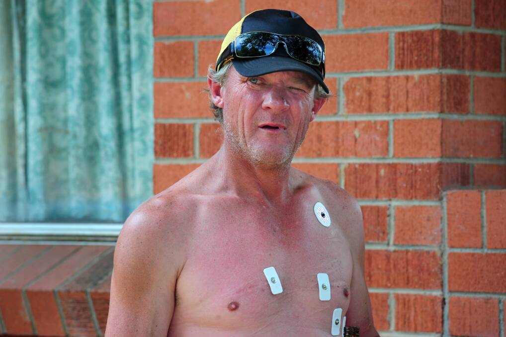 FOOLISH ACT: Rodney Williams claimed he bit a snake’s head off.  Photo: STEVE GOSCH              