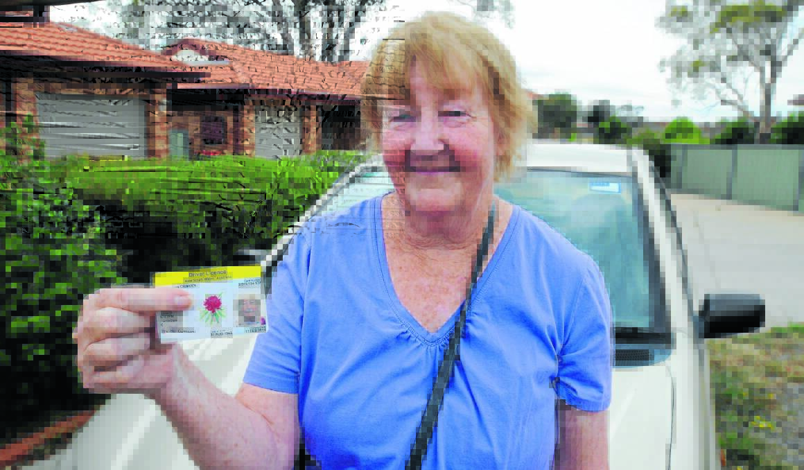 PATIENCE IS A VIRTUE: Experienced driver Melda Crimeen wants “young blokes” in Orange to calm down on the road. Photo: STEVE GOSCH 0102sgdriver2