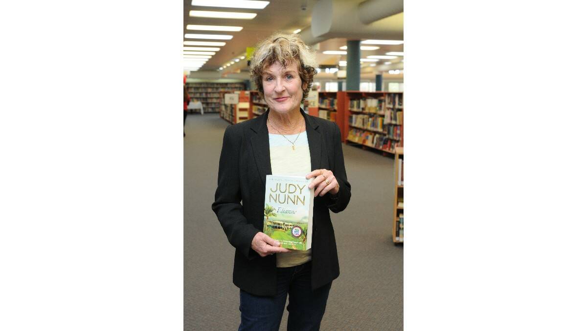 A LIFE'S WORK: Author Judy Nunn was in Orange to talk about her new book yesterday, but writing is not what she has always done. Photo: JUDE KEOGH 1114judynunn3