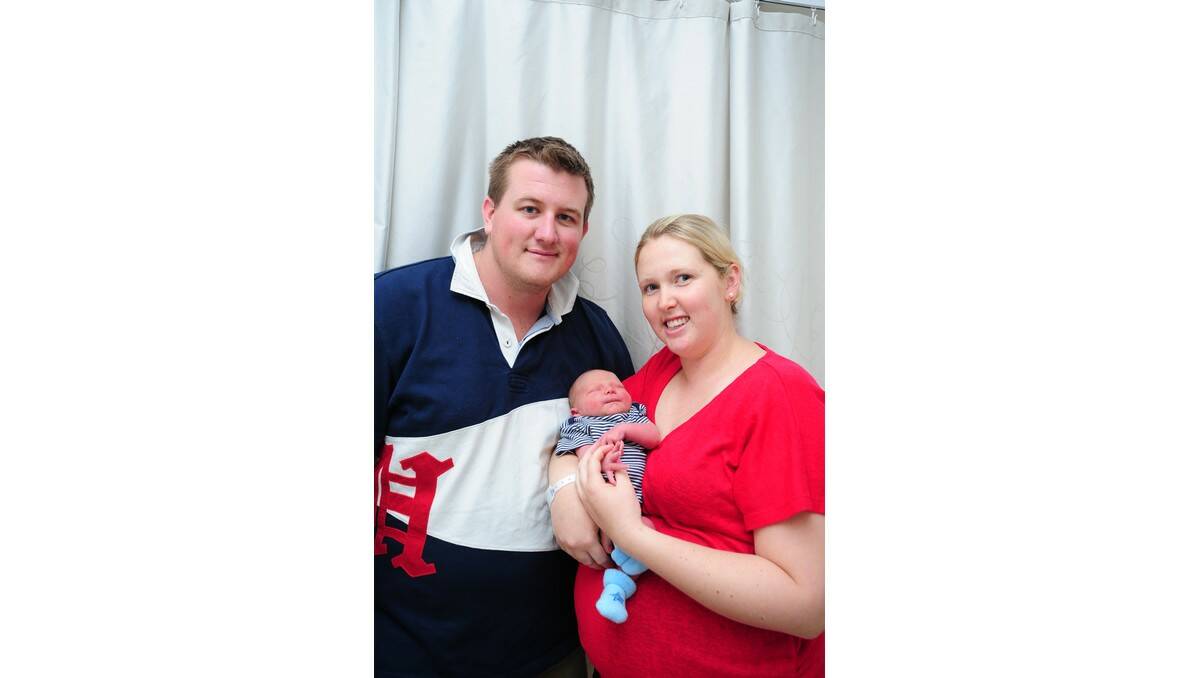 Noah Whitely, son of Damien and Alysha Whitely, was born on January 26.